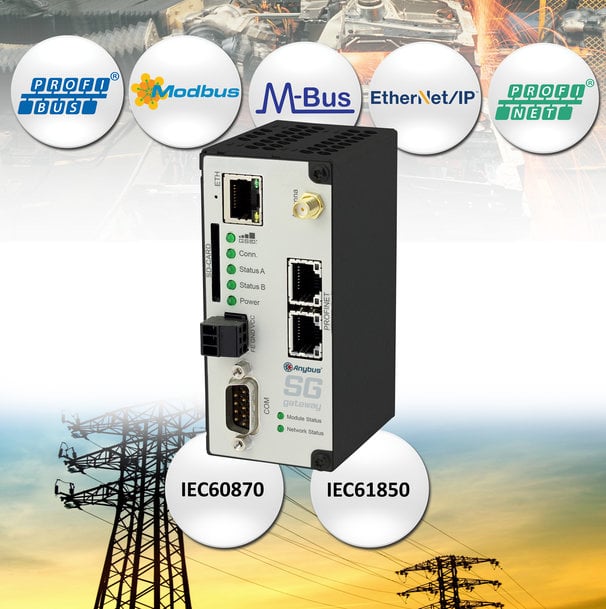 New IIoT gateways from HMS allow industrial equipment to communicate with power grids